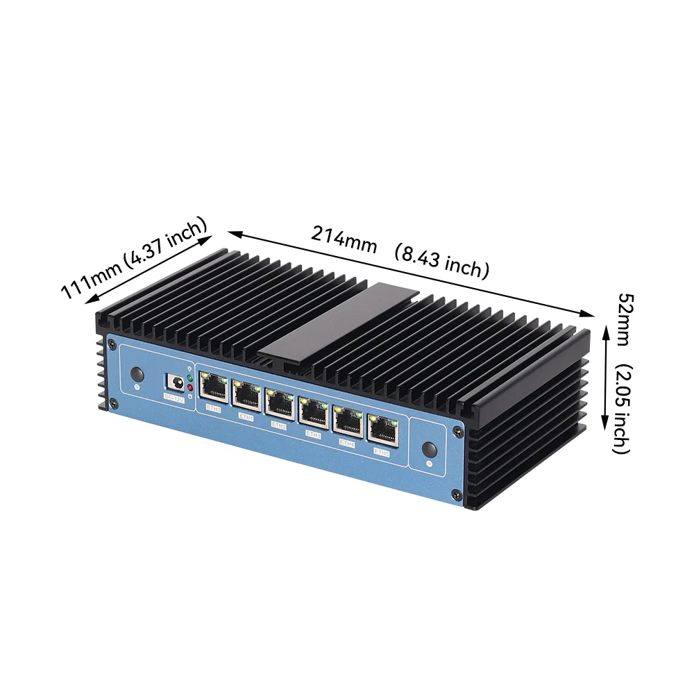 Imagem -04 - Xcy-pfsense Firewall Router Mini pc Intel Core I76500u 6x Ethernet I211at Portas Lan Suporte Wifi 4g Sim Win 10 11 Linux