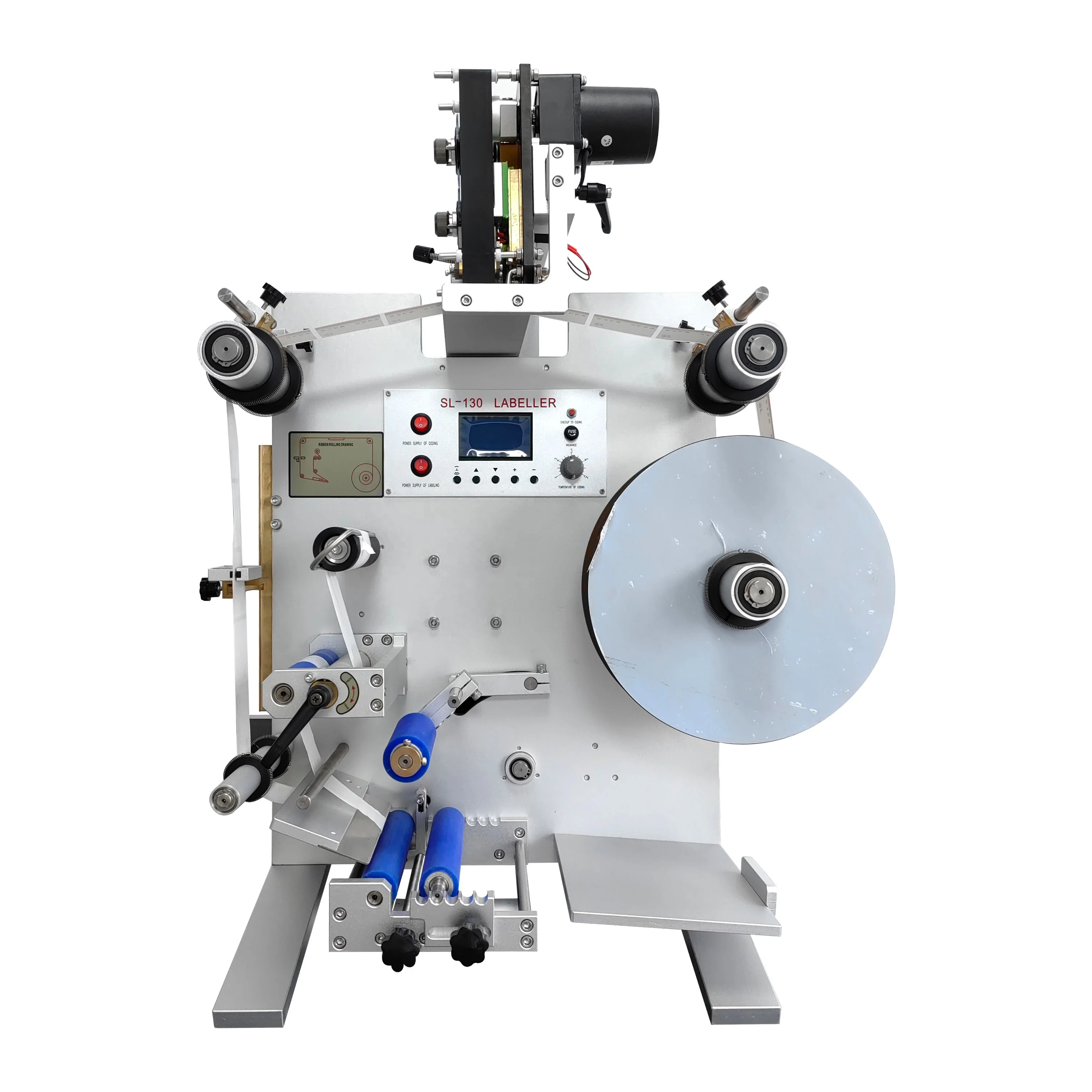 

The Fine Quality Semi Automatic Bottle Labeling Roll To Roll Digital Printing Label Printer Machine