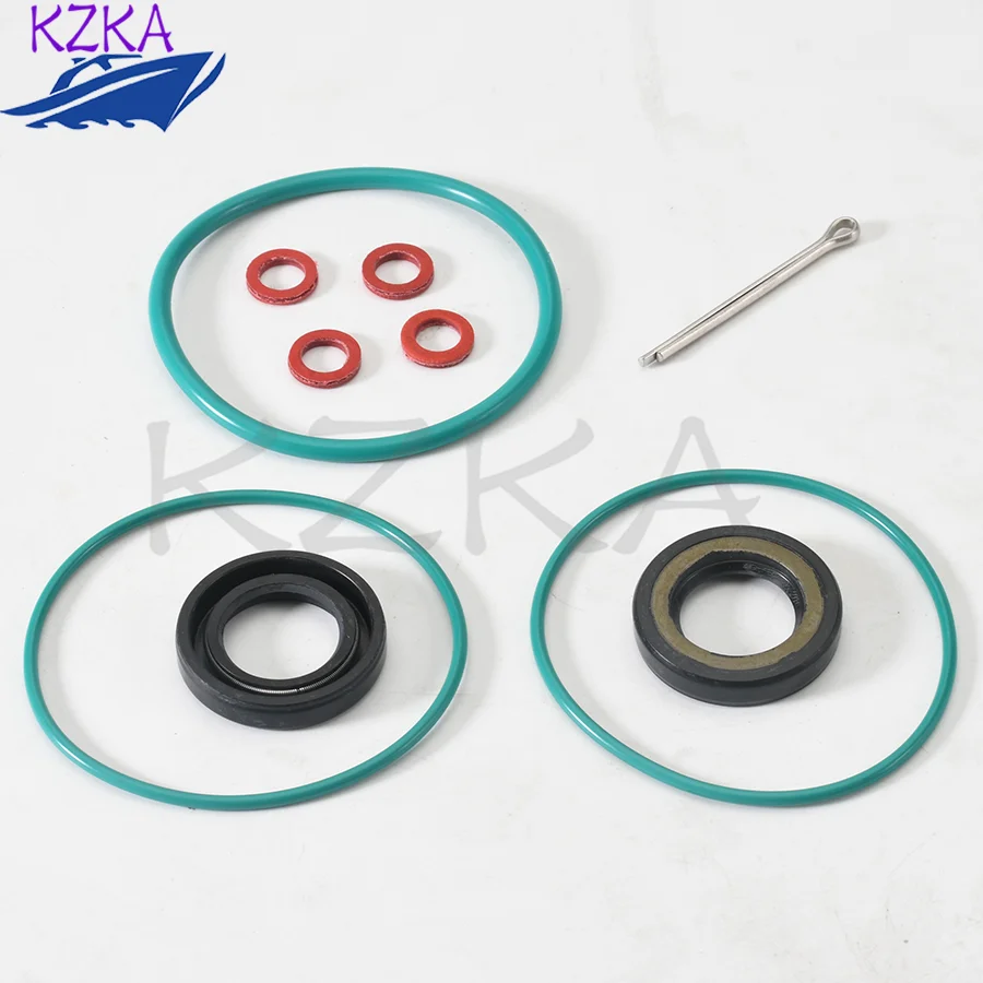 93210-65M50 Oil Seal Kit Fit Outboard 93101-20M07 Lower Unit Prop Shaft Gearcase for Yamaha 2/4 stroke 20 25 30HP O-ring