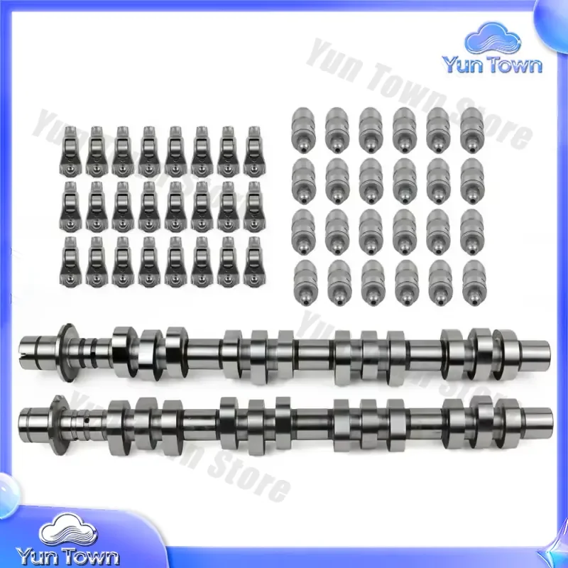 AP03 New Left Right Camshaft 24 Hydraulic Tappet 24 Rocker Arm for Ford F150 F250 F350 Explorer 5.4L 4.6L 3V Engine Parts