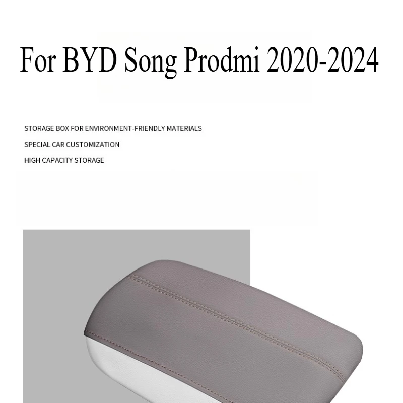 For BYD Song Prodmi 2020-2024 Special Central Control Armrest Box Cover Smart Driving Edition Central Box Pad Artifact Supplies
