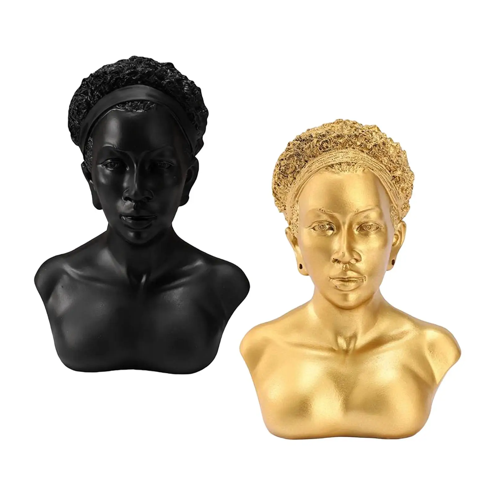 

Jewelry Display Stand Resin Elegant Mannequin Model for Desktop Counter Shop