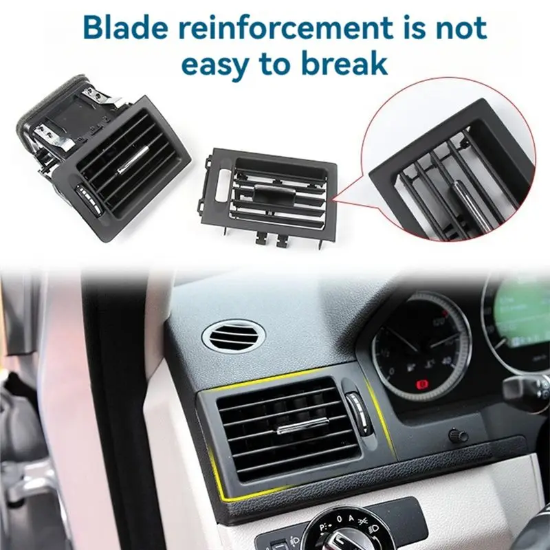 1Pair Dash Air Conditioner Air Vent Outlet Grille Assy For Mercedes Benz C Class W204 2007-2010 A2048300754 A2048300854-A28K view 4