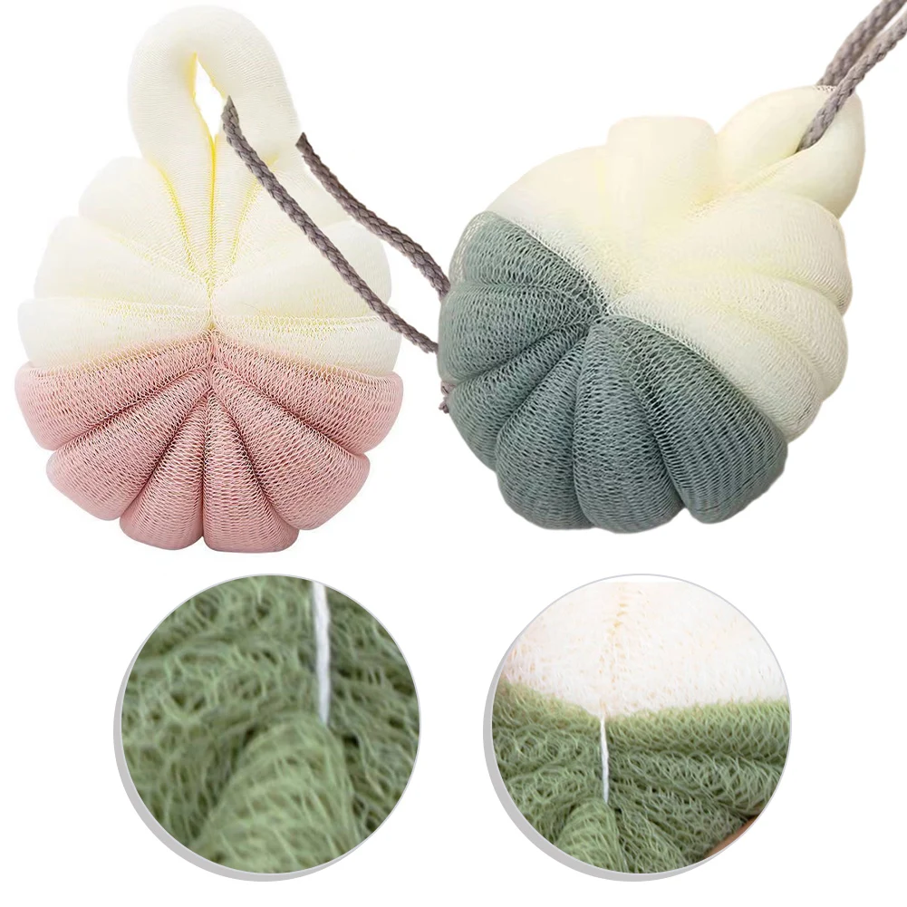 Mesh Structure Bath Bubble Ball Bathing Routine 14*14cm Effective Dead Skin Removal Pre-use Soaking Recommendation