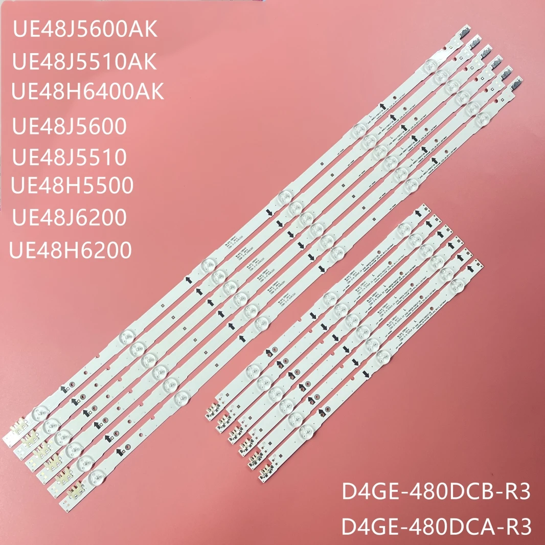 LED backlight strip for D4GE-480DCA 480DCB-R3 UN48H6900AF UE48H6410AU UE48J6300AU UE48H6600 UE48H5020AK UE48H6470 UE48H5500