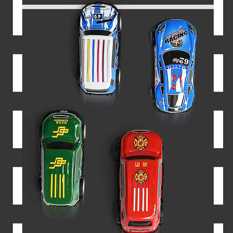 Pull Back Car Toys Car Children Racing Car Baby Mini Cars Cartoon Pull Back Go Kart Kids Toys Children Boy Gifts Random Col DS29