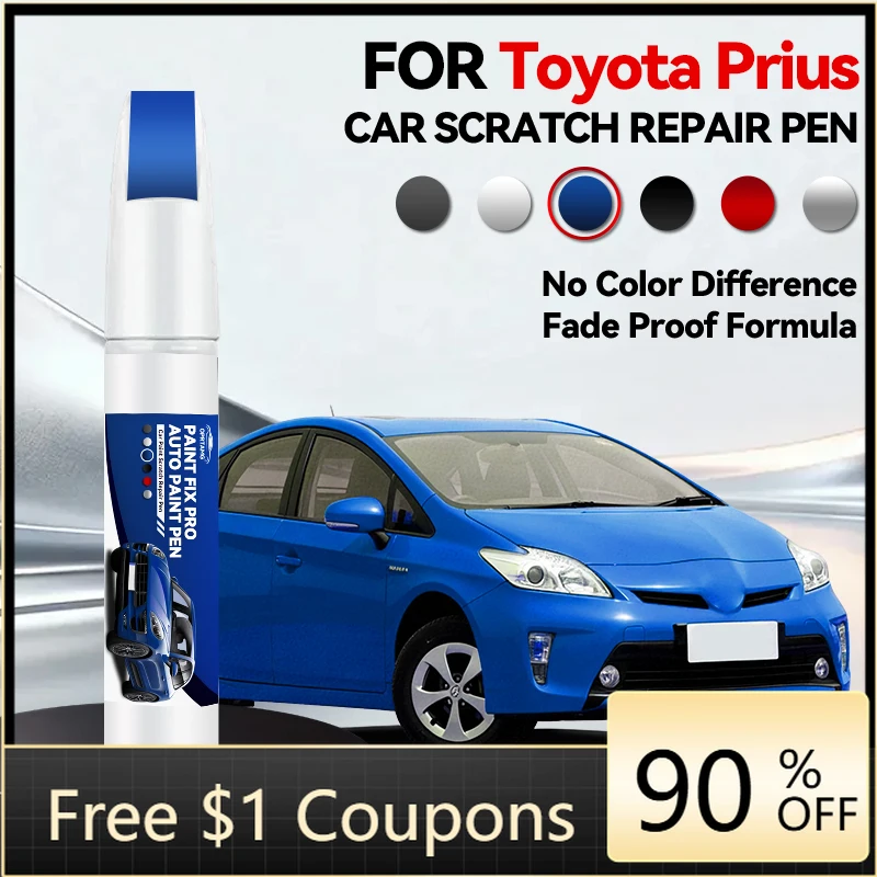 Car Tool Accessories For TOYOTA Prius 1997-2025 NHW20 ZVW30 ZVW50 ZVZ10 Paint Repair Pen Touch Up Scratch Remover DIY Auto Ac