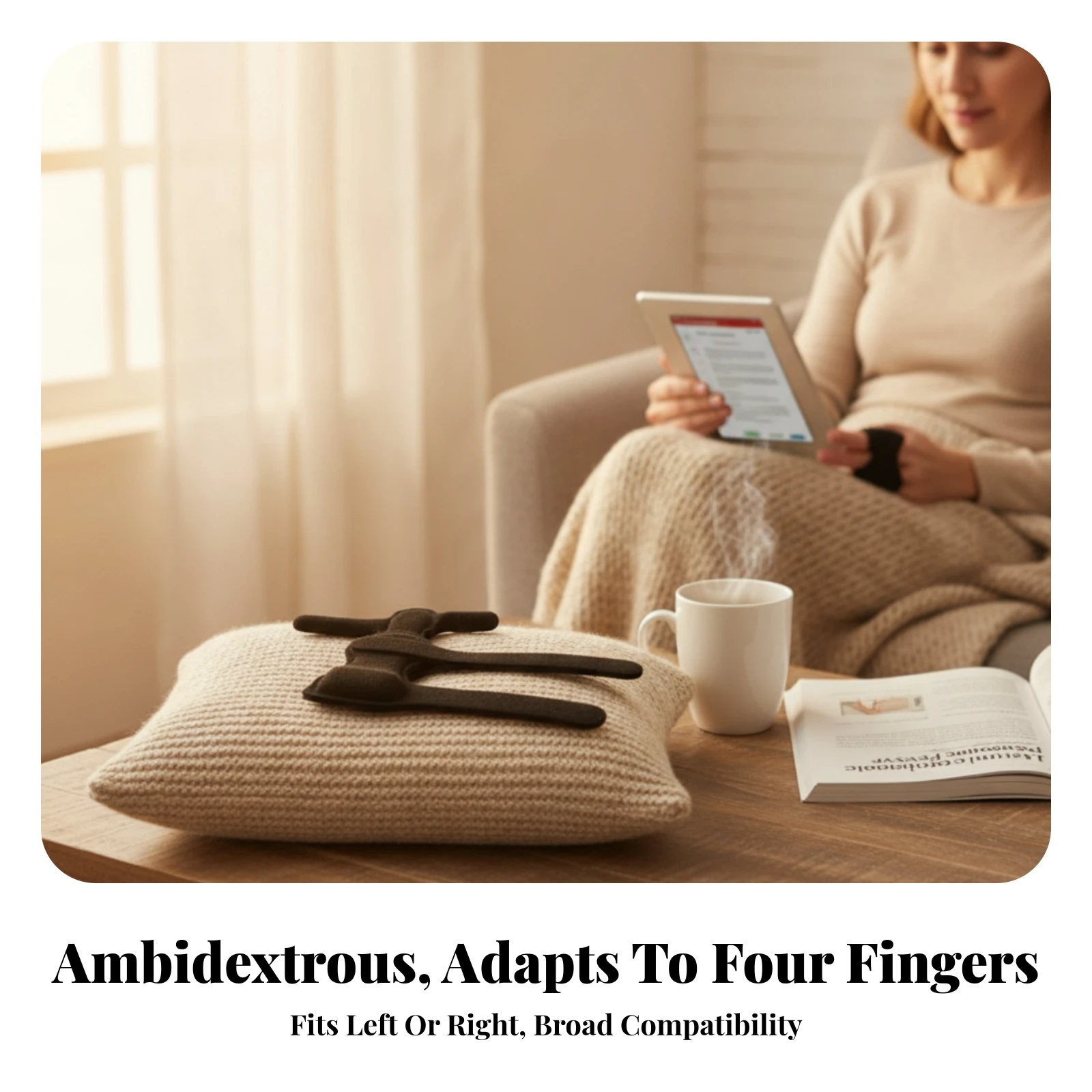 Finger Splint Brace Adjustable Finger Brace Soft Textile