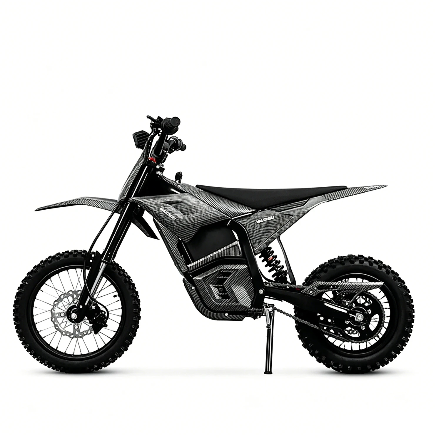 Valtinsu EM5 Elektrisches Dirt Bike 3840W Spitzenmotor 48V Akku 65km/h Höchstgeschwindigkeit Hydraulische Federung Offroad-Elektromotorrad für Erwachsene