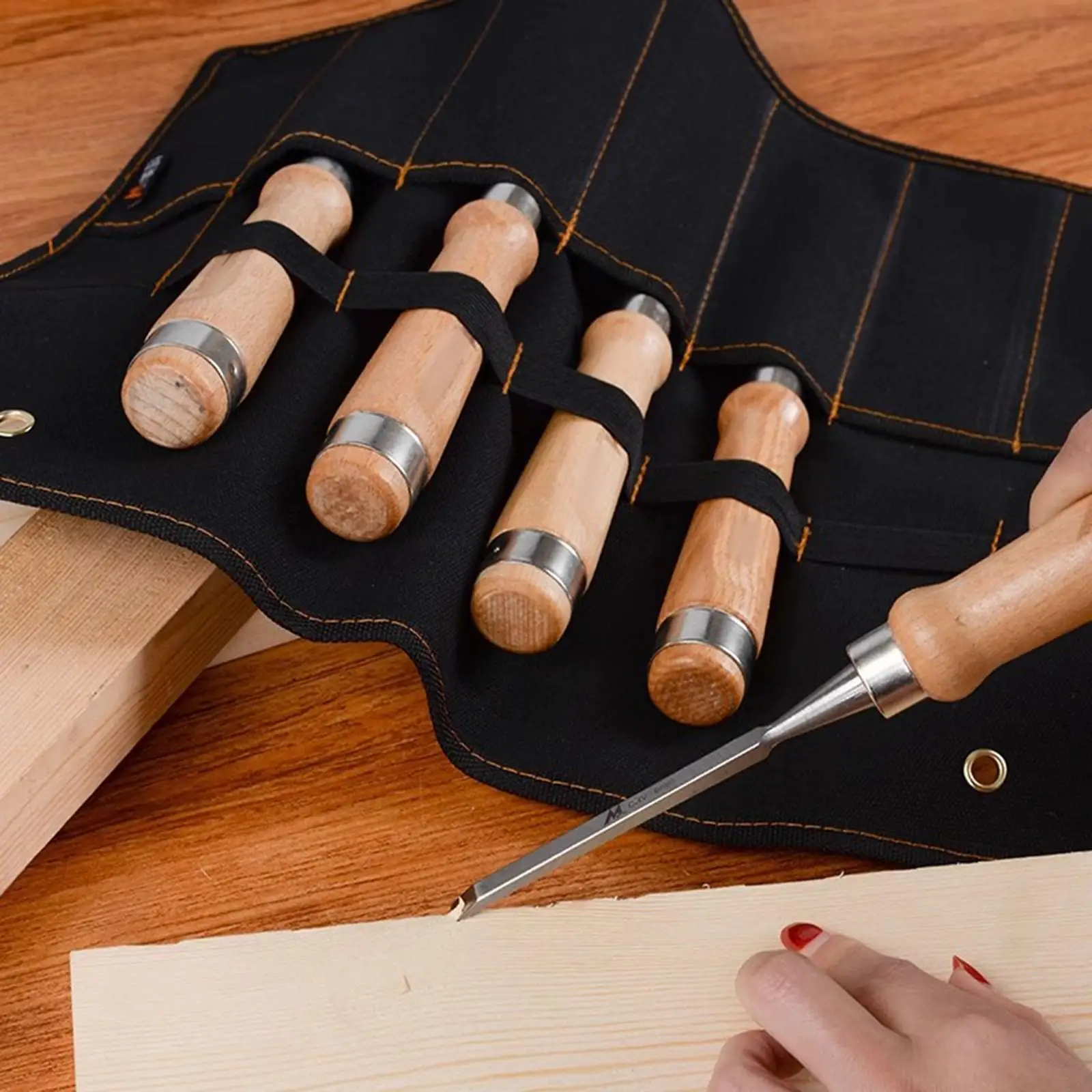 Saco de armazenamento de ferramentas lona transportadora versátil saco de ferramentas portátil conveniente carpinteiro