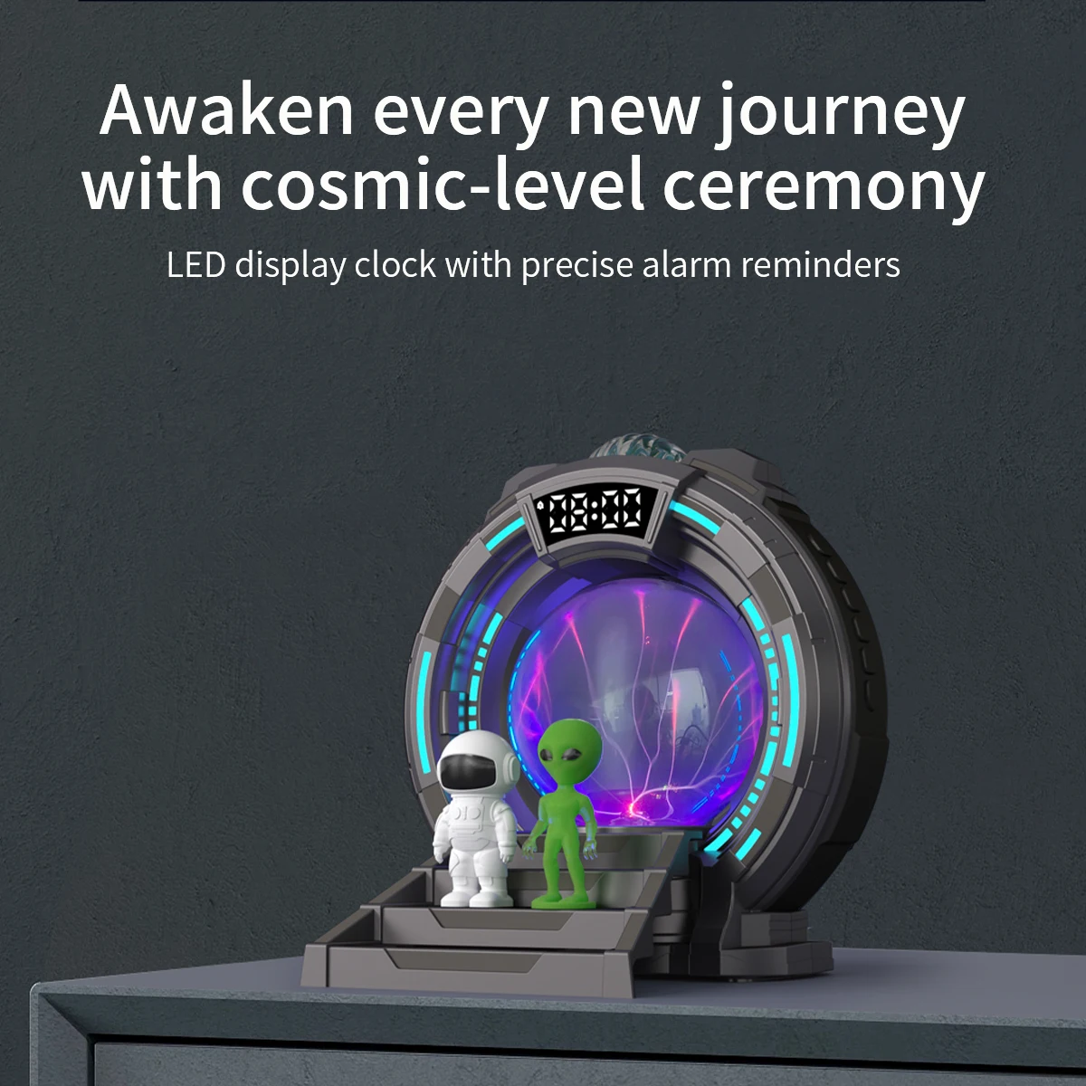 ستارجيت/لاندر/رائد الفضاء كشاف ضوء LED جو ضوء الليل هدية عيد ميلاد سمّاعات بلوتوث ، لغرفة الخيال العلمي ديكور الحفلات #6