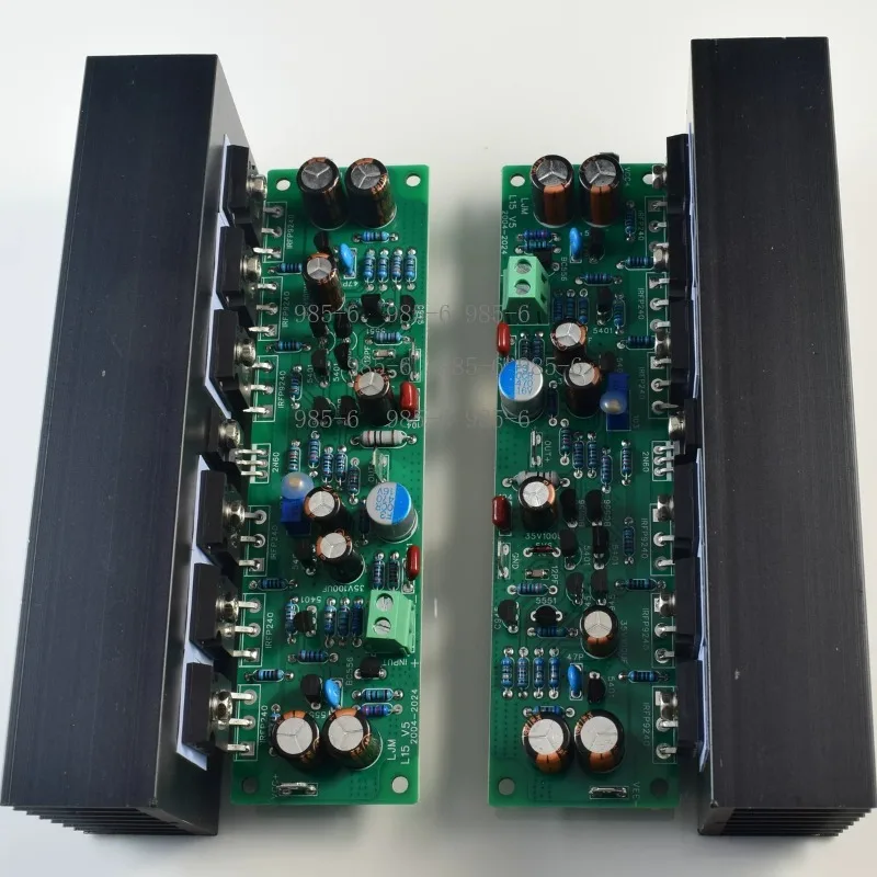 Class AB MOSFET Power Amplifier Board L15, Two Channel Stereo Audio Amplifier 300W Into 8 Ohms, Pack Of 2