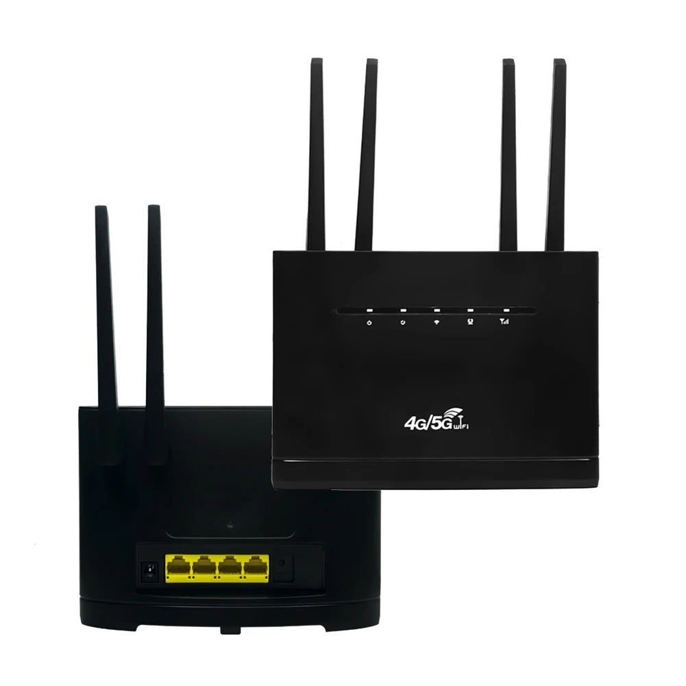 4G CPE Router 4G WIFI Router 300Mbps with SIM Card Slot Wireless Internet Router Support 32 Users 4 Antenna Hotspot for Home