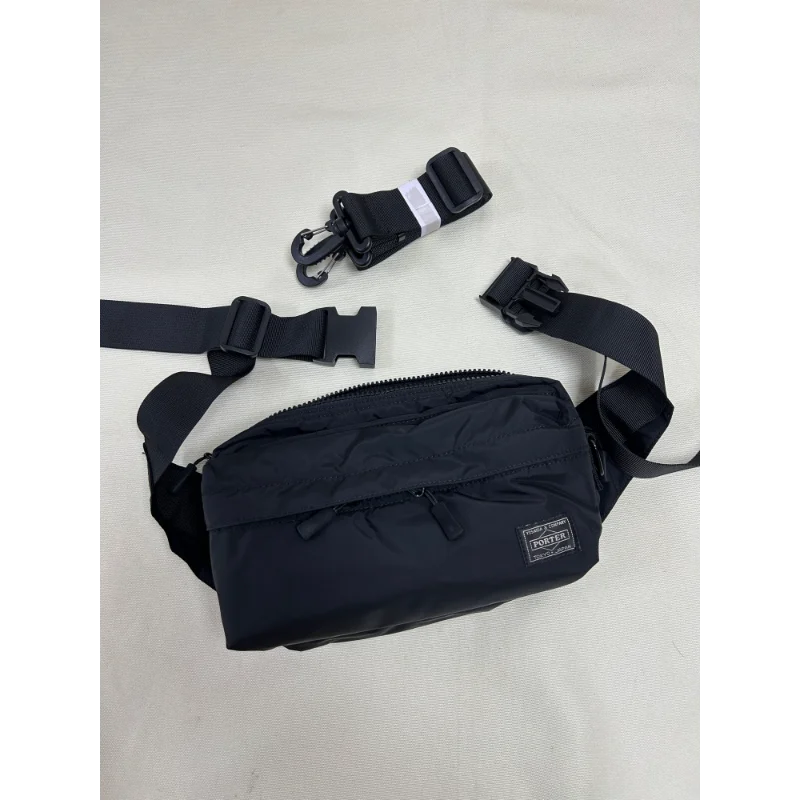 

Porter Waist Pack Men Small Outdoor Multi Purpose Hip Bag Crossbody Shoulder Chest Bag Sport Storage Nylon Phone Bag Lightweight