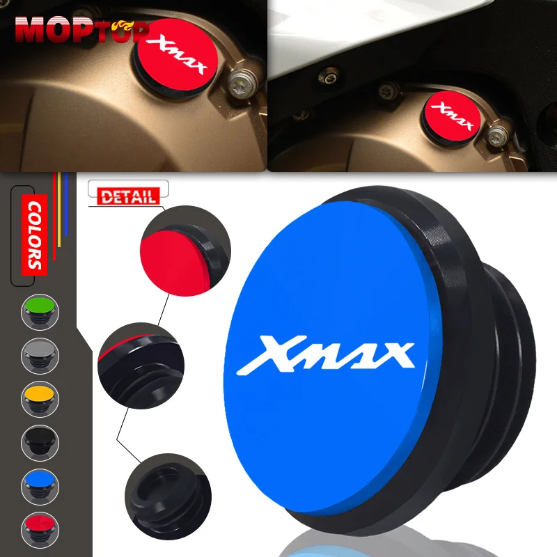 

M20*2.5 Motorcycle Engine Oil Cap Bolt Oil Fuel Filler Cap Accessories For XMAX400 XMAX250 XMAX300 XMAX 400 250 xmax 300 2024