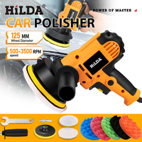 HILDA Car Polisher 700W Beauty Machine Auto Polishing Machine Adjustable Speed Sanding Waxing Tools Car Accessories Power Tools