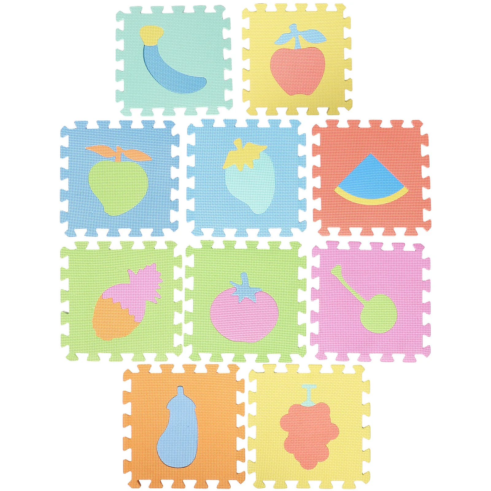 Anti Fall Foam Pad Baby Floor Mat Play Mat Interlocking Tiles Kids Mats Cushion Tatami Durable Practical Breathable Stylish