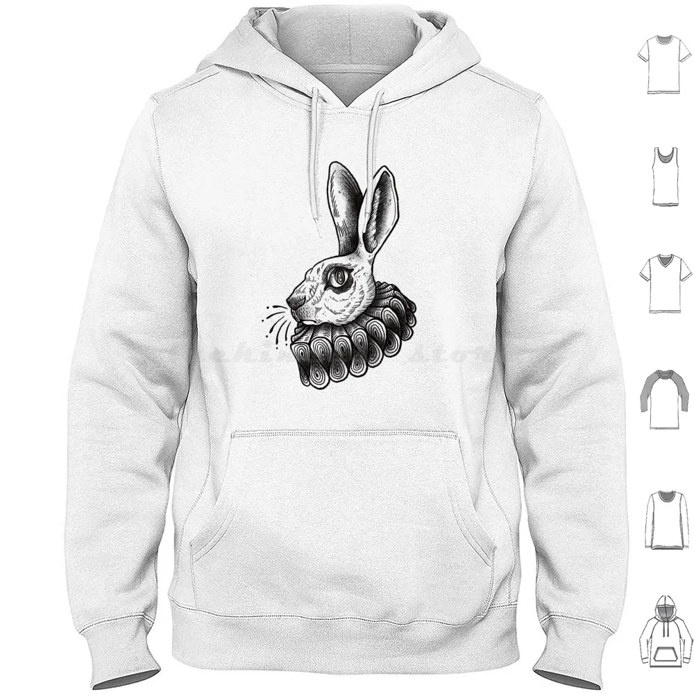 

Толстовки с белым кроликом и длинным рукавом, белый кролик, триповый Алиса в темноте, сборник рассказов, винтаж, ретро, средневековая фэнтезийная магия