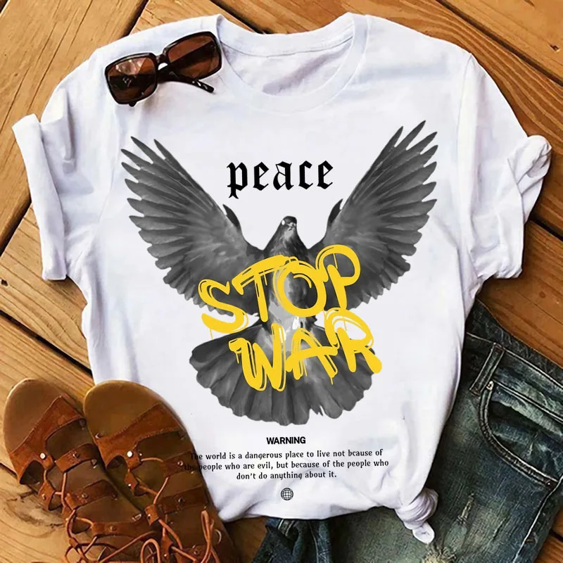 Cute Animal Peaceful Animals Peace Dove Heat Transfer Stickers Used On Clothes Vinyl Stickers Wholesale Retail Iron On Clothes