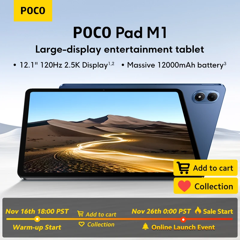Global version POCO PAD M1