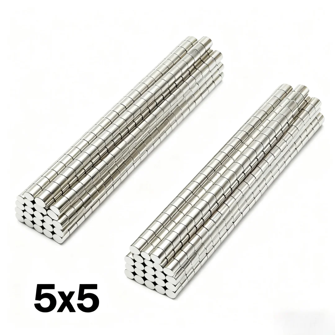 5x5mm Super Strong Magnet N35 Round Magnetic NdFeB Neodymium Magnet Powerful Disc imanes Refrigerator Magnets