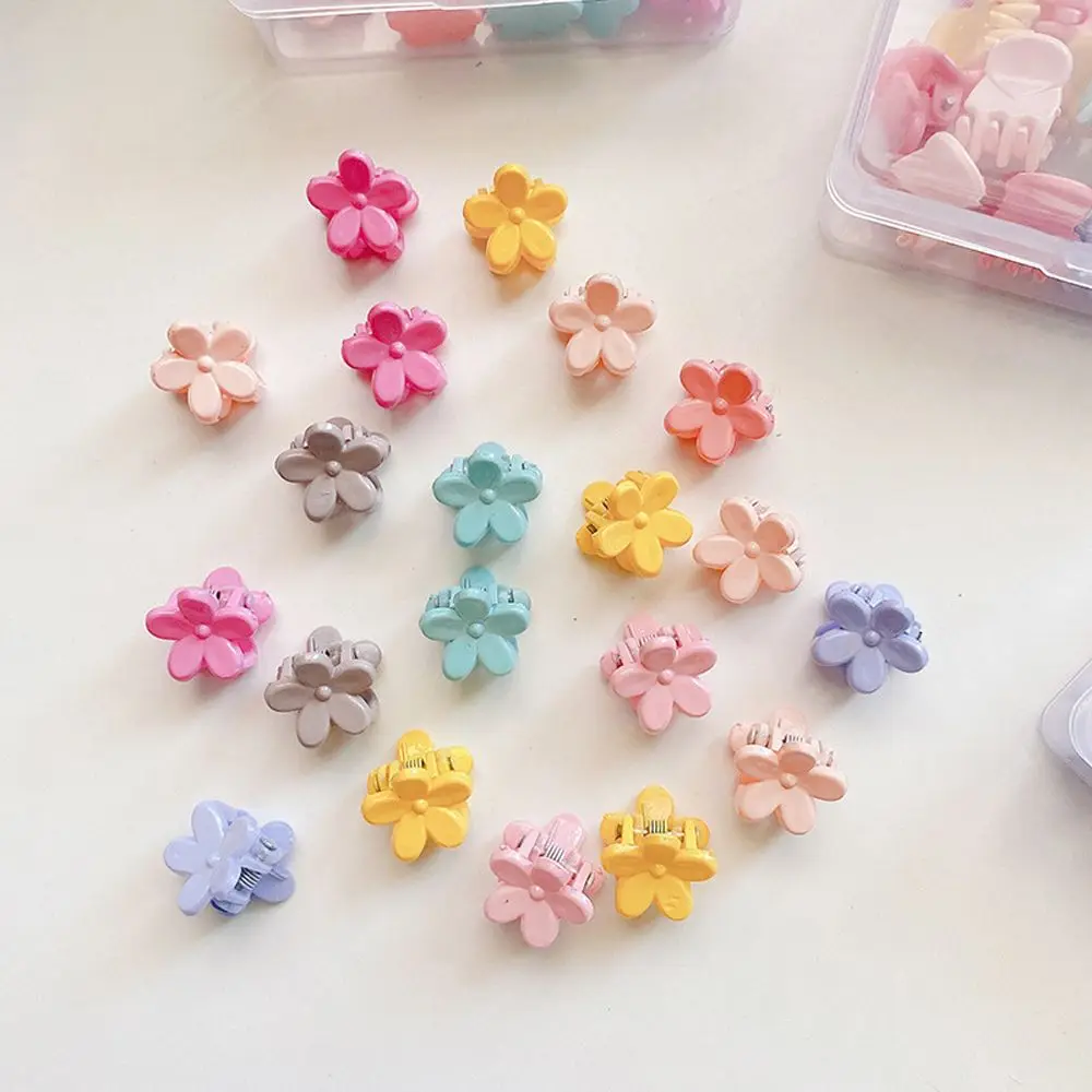 Flower Daily Fashion Design Solid Color Crown Small Hair Claw Mini Hair Clip Women Hair Accessories Korean Style Hairpin