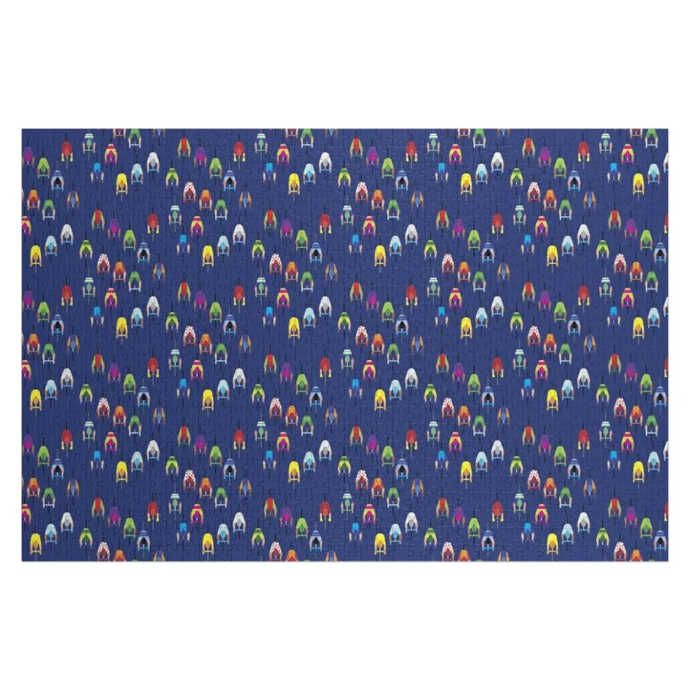 

Детский деревянный пазл-диорама «Велосипедисты Peloton» темно-синего цвета, персонализированный подарок с фото и именем, деревянная игрушка-пазл.