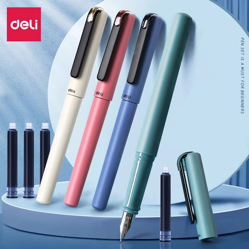 

Fountain Pen Replaceable Calligraphy Multifunction Pens For Writing 0.38mm Supply Office School Supplies Stationery