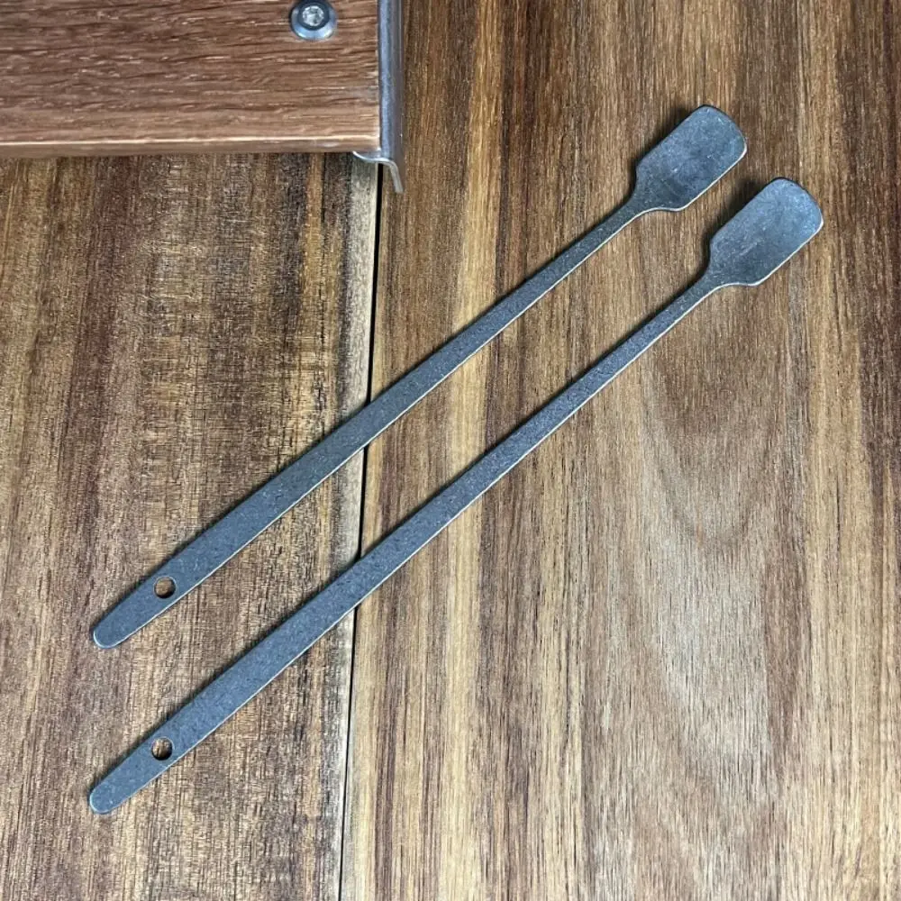Titanium/ Stainless Steel Coffee Tea Stirring Spoon Portable Long Handle Ice Cream Dessert Spoons Mini Mixing Spoon