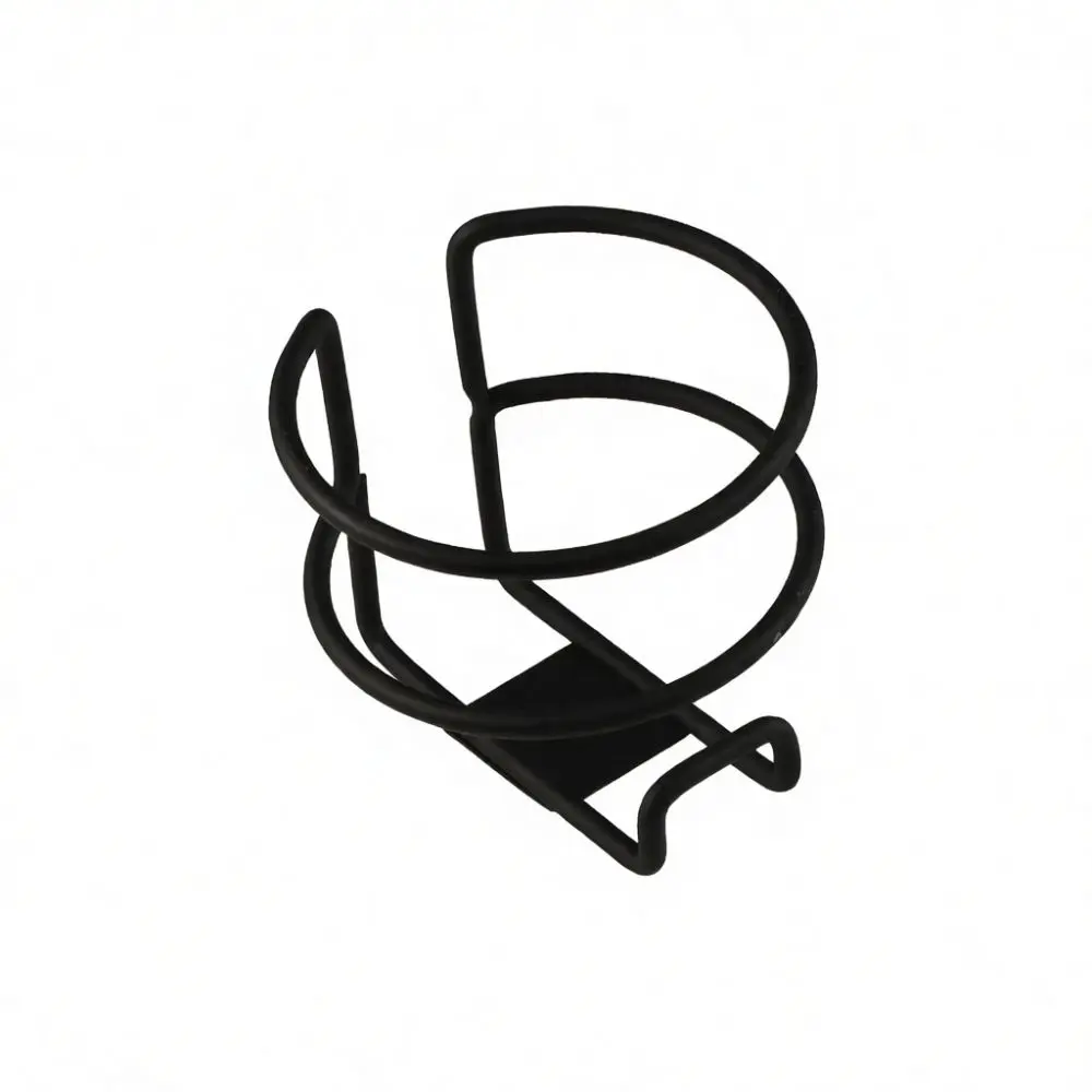Robust Iron Cup Holder Boat Marine Yacht Vehicle Accessory Metal Drink Storage Rack Compact Drawer Mounting Fixture