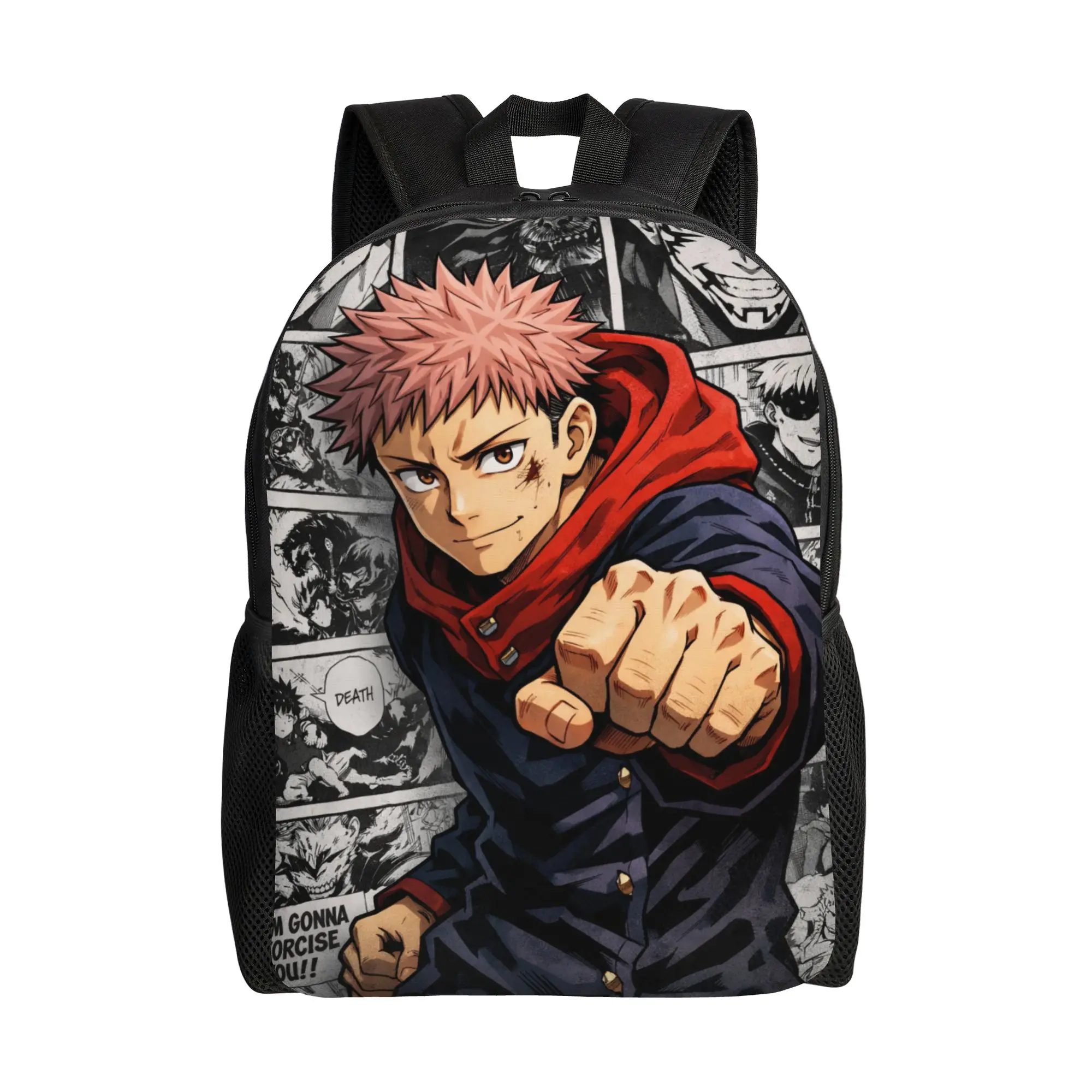 Back to school season Yuji Itadori (2) Bookbag Jujutsu Kaisen Unisex Daily Backpack