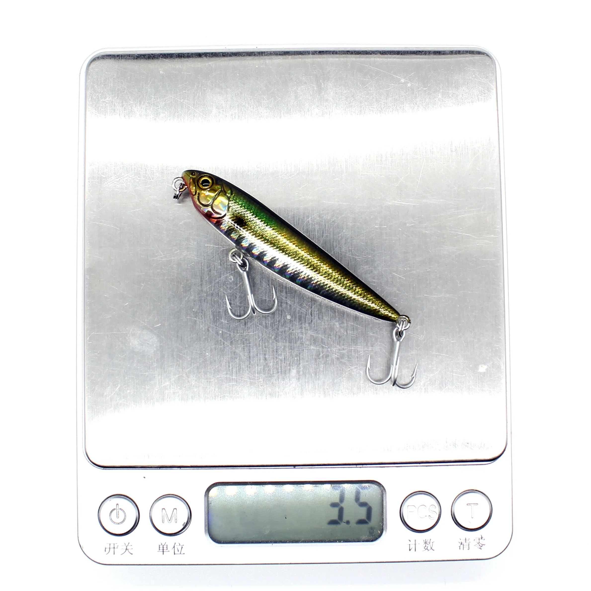 Topwater Walking The Dog 60 mm 3,4 g 105 mm 15,6 g harter Köder schwimmender Bleistiftstab Angelköder Bassoberfläche Schwimmer Wasser VMC Haken – Detail 7
