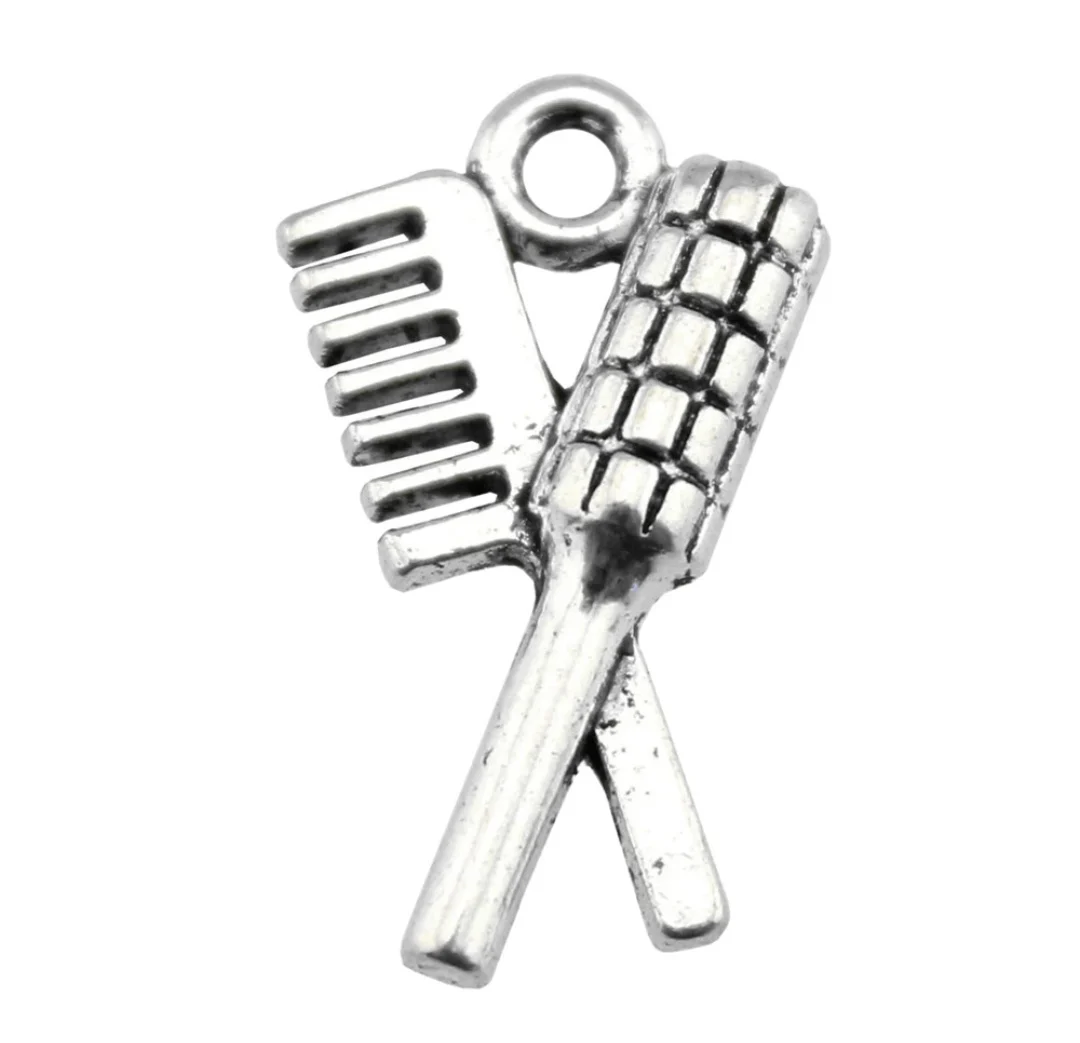 

30pcs 20x12mm Zinc alloy metal tibetan silver plated charm T09950 for jewelry making