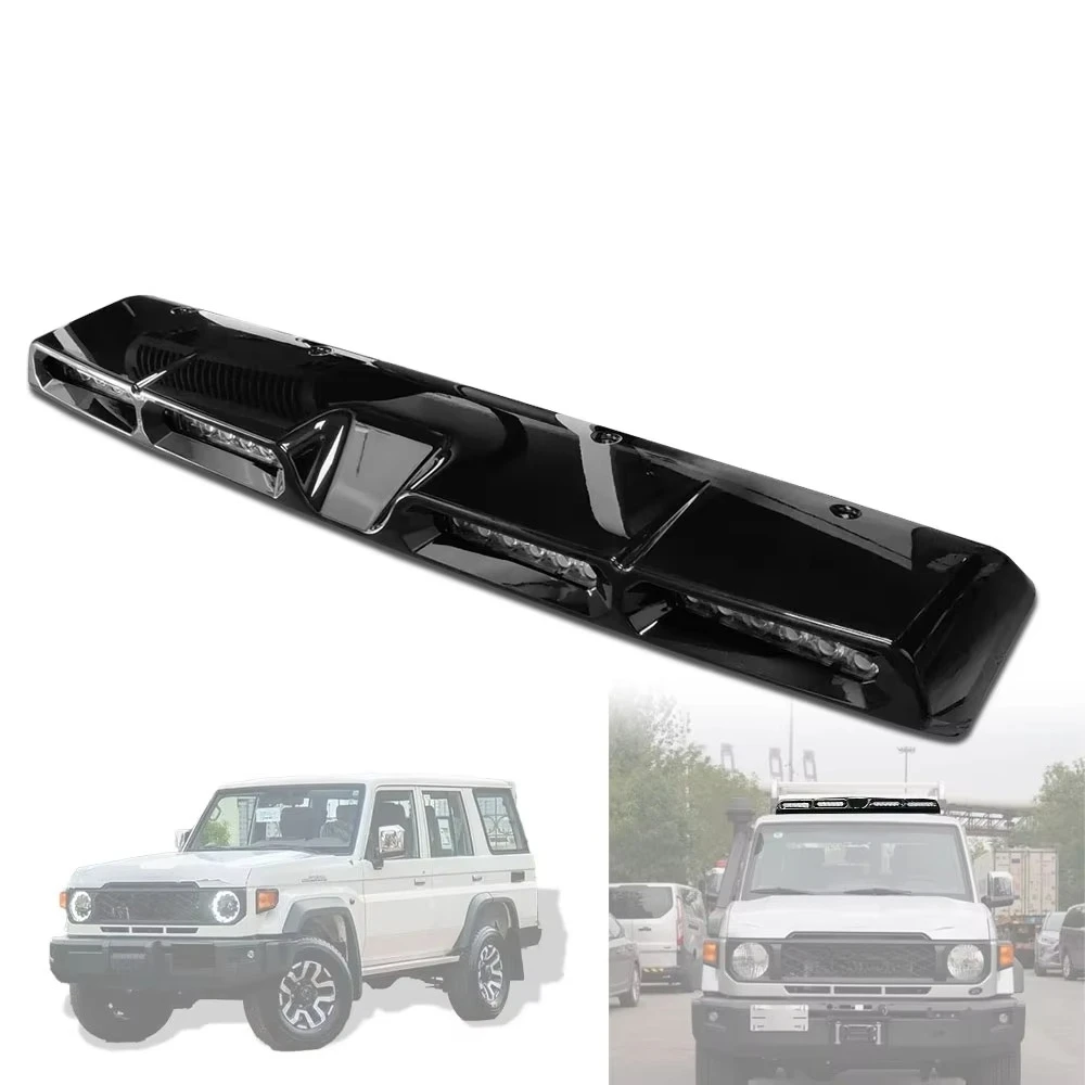 LC76 Dedicated High-Quality LED Roof Light - Glossy Black Front Top Lighting