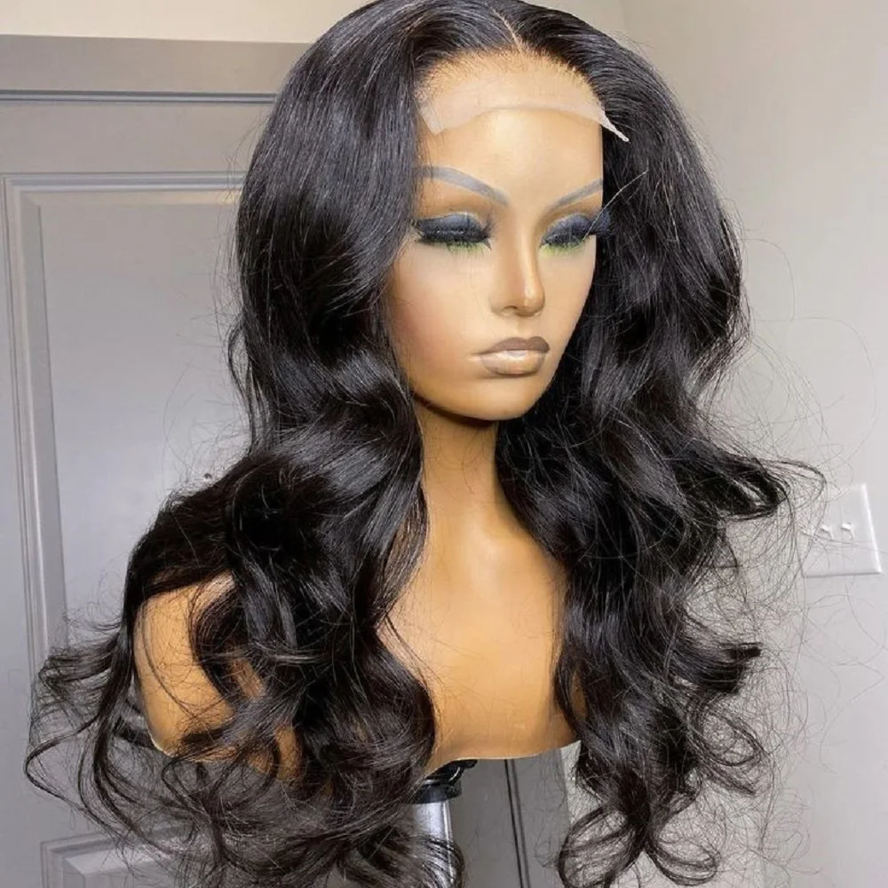 재고 정리 바디 웨이브 레이스 프론트 인모 가발 여성용 13x4 투명 레이스 프론탈 가발 프리 플러킹 인모 가발