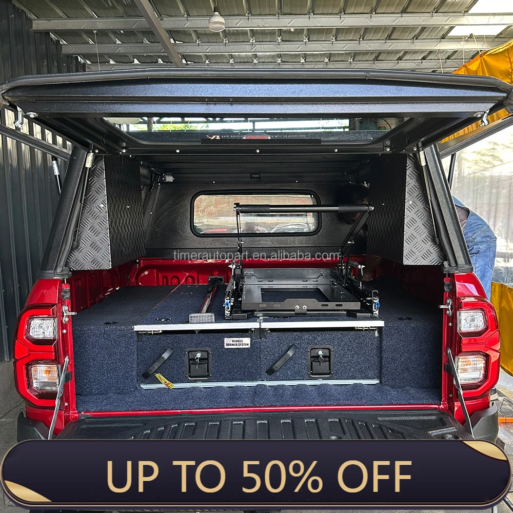 Deren High Quality Slide Out Storage Drawer System: The Ultimate Truck Bed Organizer thumbnail