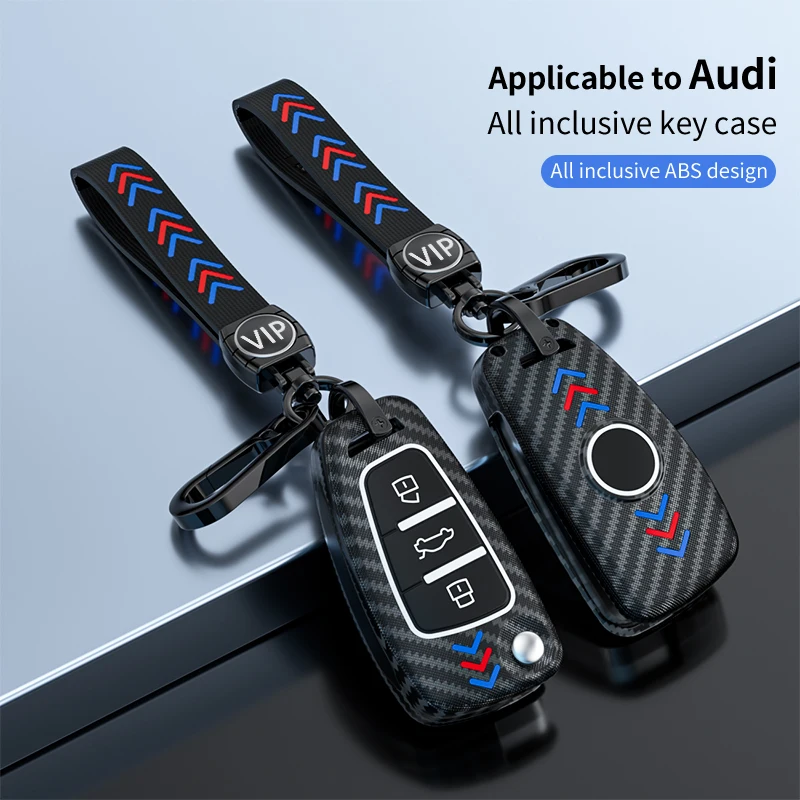 

1PCS Car Key Cover Shell Case Fob for Audi C5 C6 R8 A1 A3 A4 A5 A6 A7 Q3 Q5 Q7 S6 B6 B7 B8 8P 8V 8L TT RS S5 S7 RS3 S3 Key Case