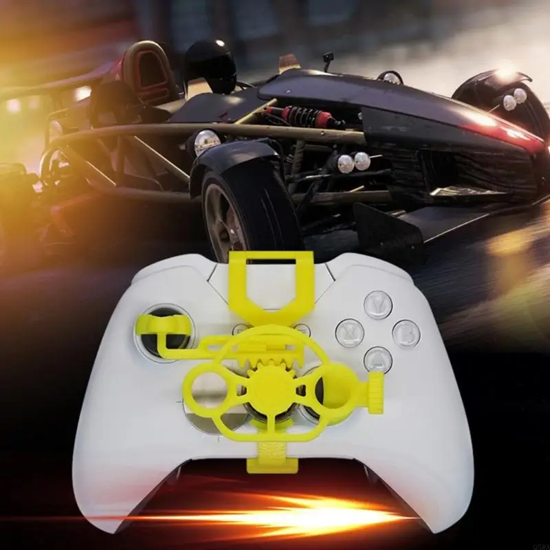 Q5WA Gaming Wheel Mobile Moboystick 3D Mini Steering Wheel for Case Add for One X S Controller Access