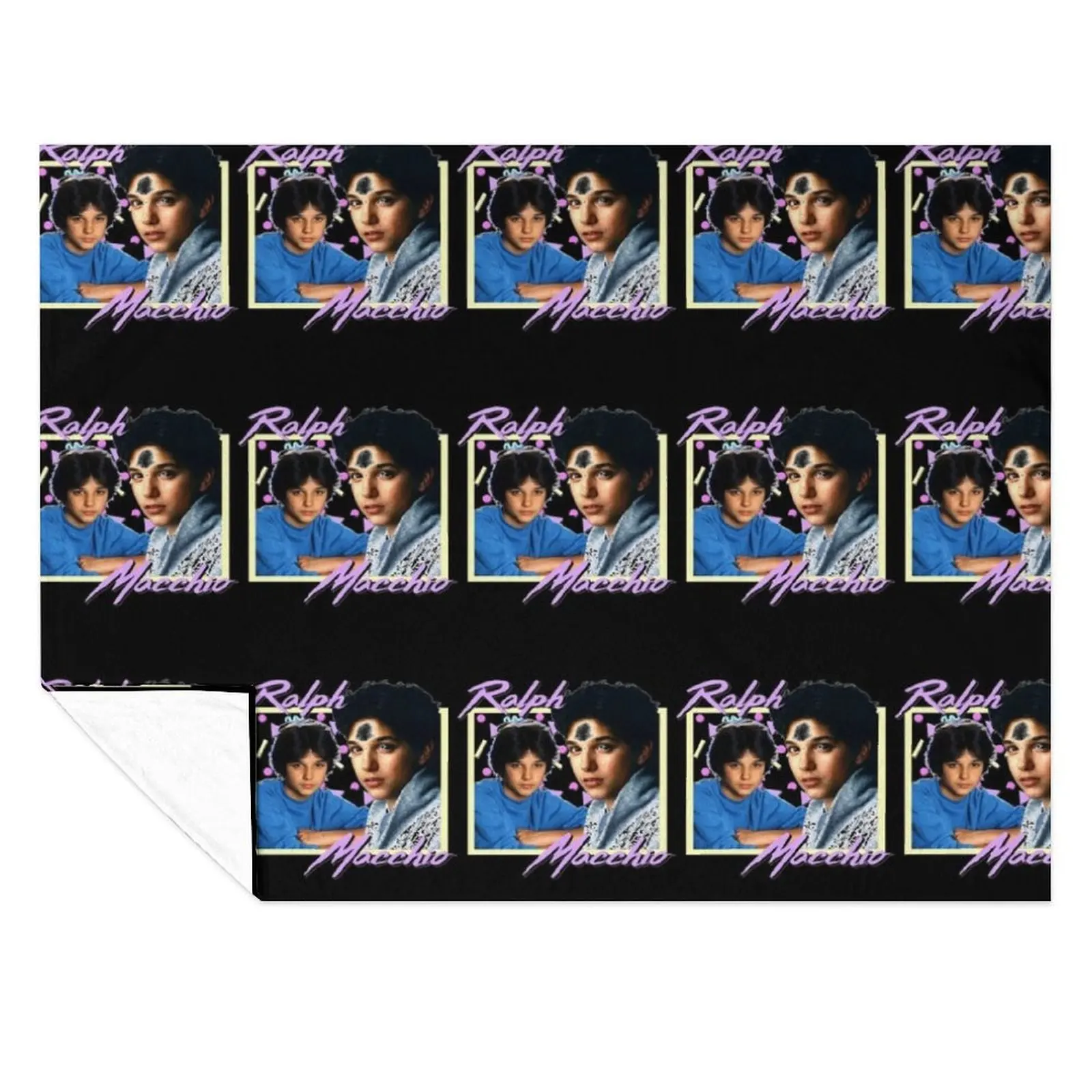 

80s Ralph Macchio Throw Blanket Single Soft Beds Beautifuls Hairy Blankets