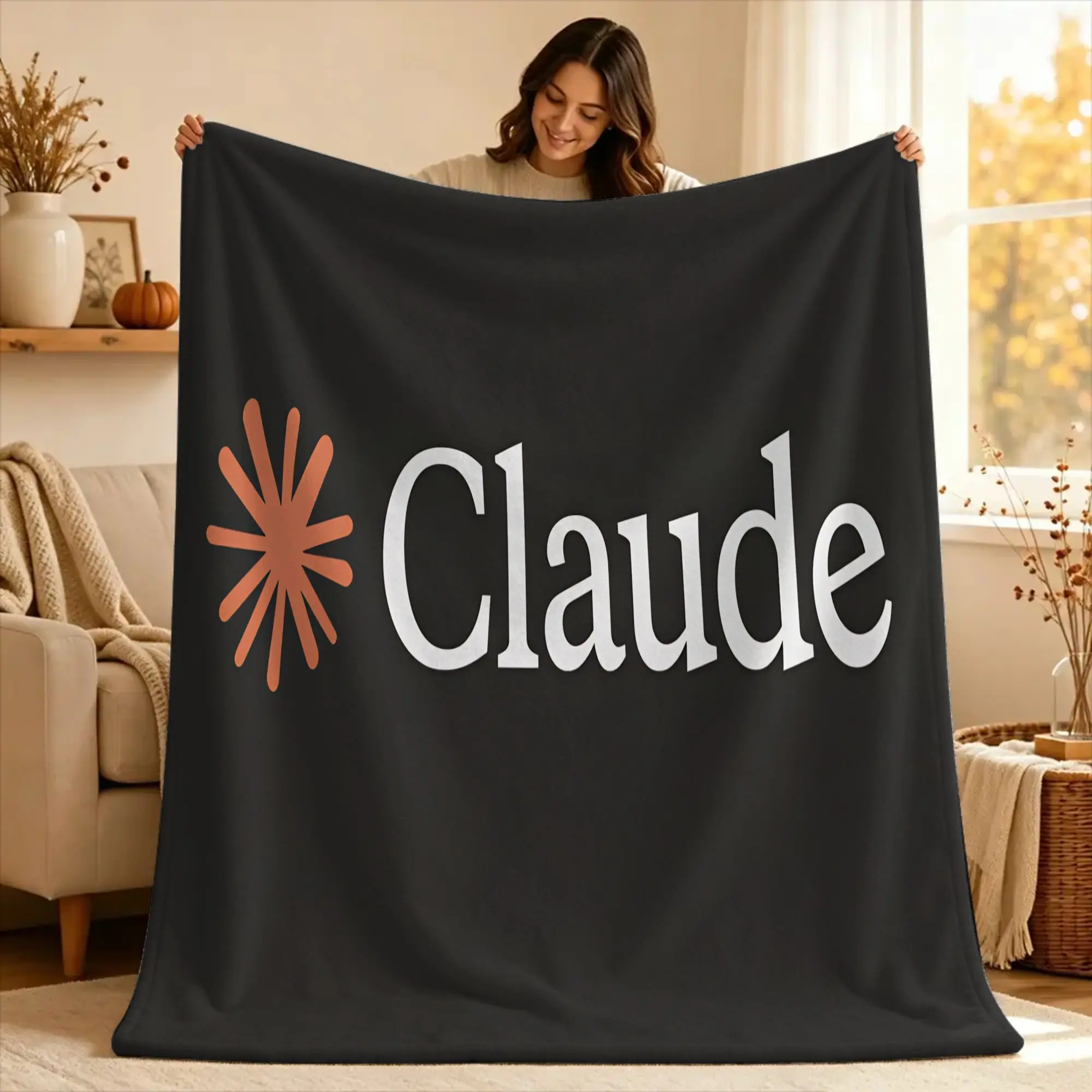 Code This Claude Blanket  Super Warm Street Trend Plush Throw Blanket For Child Couch Chair Flannel Bedspread Bed Cover