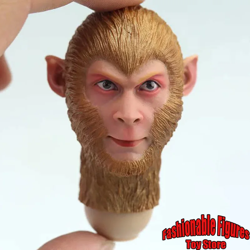 

1/6 Men Soldier Sun Wukong Head Sculpt Monkey King Journey To The West Sun Walker Head Carving Fit 12Inch Action Figure Body