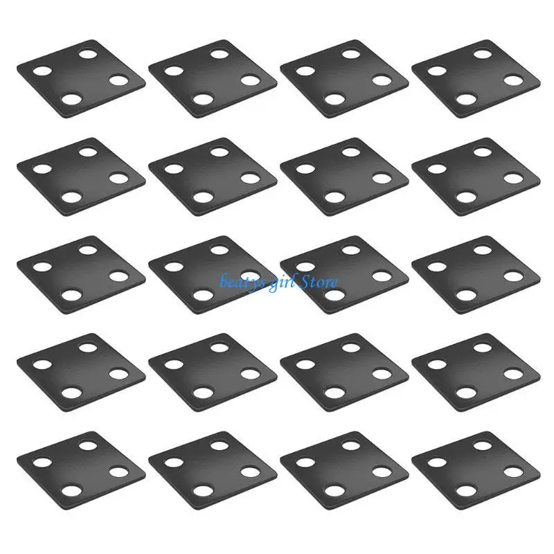 C7AB 10 Pairs 4 Hole Fan Parallel Buckle Connection Parallel Buckle Fixed Buckle