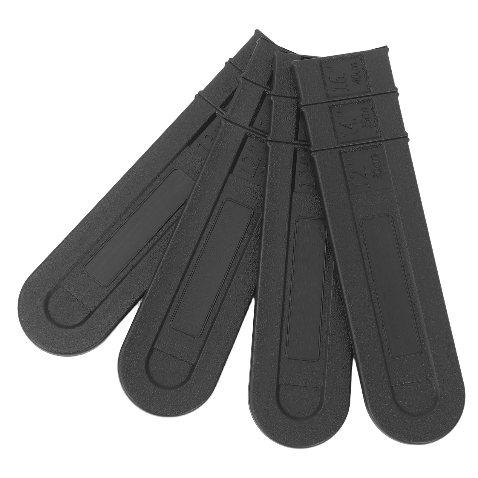 4Pcs Chainsaw Guide Bar Protective Cover Plastic Scabbard Guard Quick Install Safety Shield Chainsaw Chain Case Outdoor Use