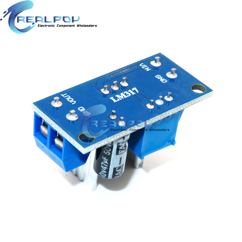 LM317 Adjustable Voltage Regulator Power Supply LM317 DC-DC Converter Buck Step Down Circuit Board Module Linear Regulator