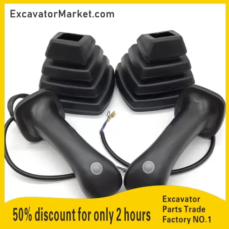 For Yanmar 15/17/20/30/35/55/80/85 Excavator kit joystick handle rubber dust cover-joystick Excavator Parts