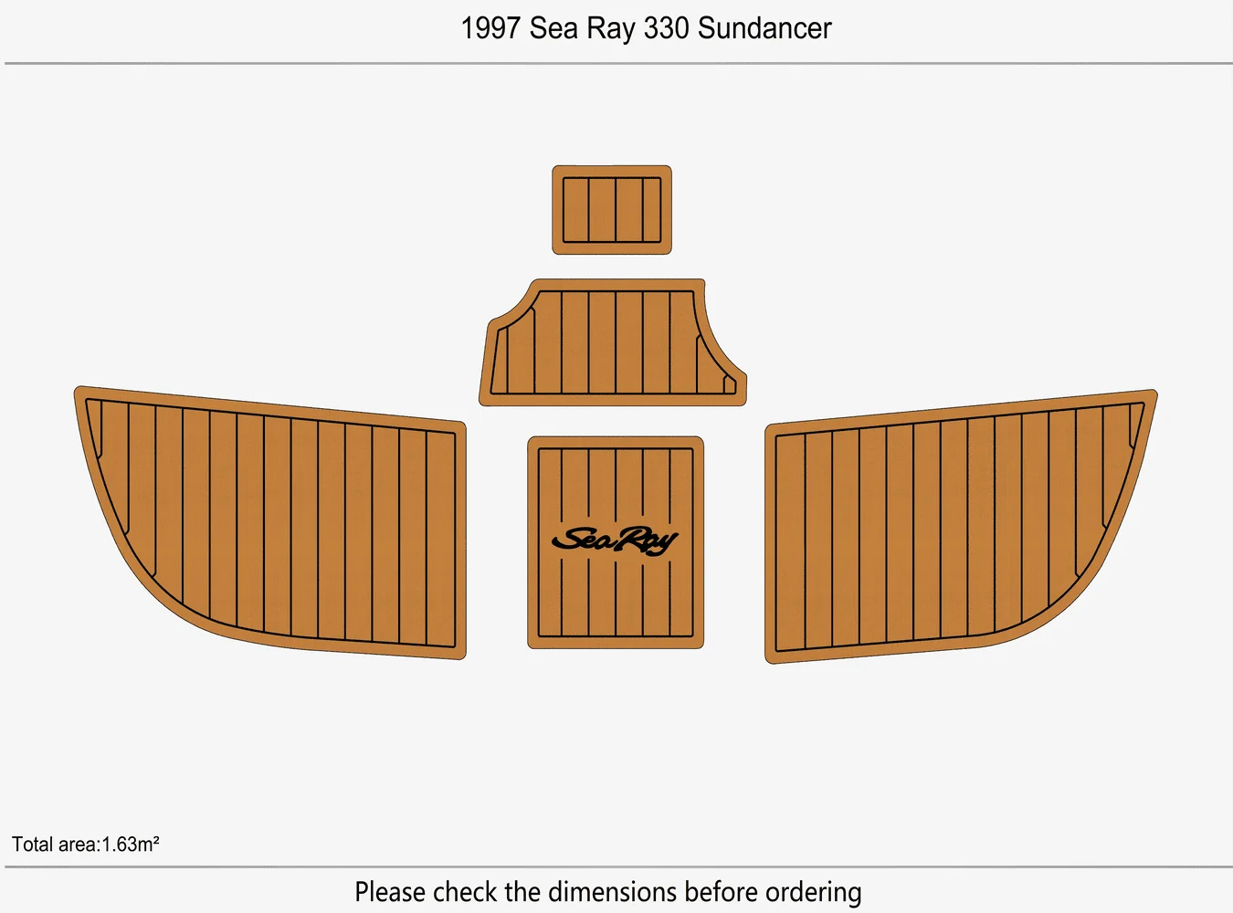 1997 Sea Ray 330 Sundancer  1/4