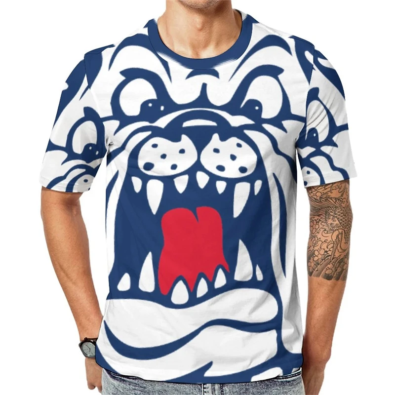 2024 Tiger T Shirt For Men Animal 3d Printed Short Sleeve Tops Casual Street T-shirt Oversized Tee Shirts Male Vintage Clothing