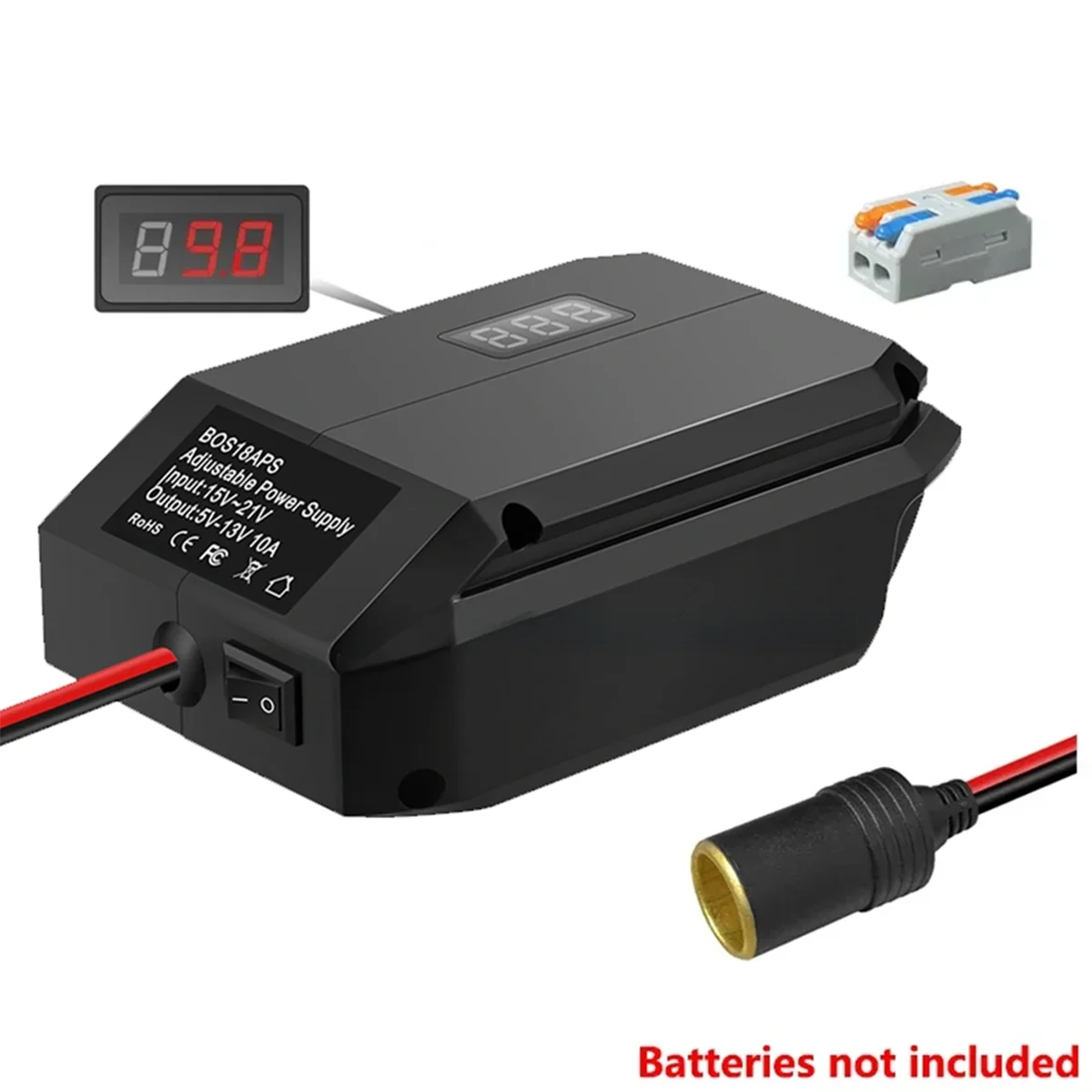 

A002 For 18V Battery,18V To12V Battery Adapter , Converter Regulator