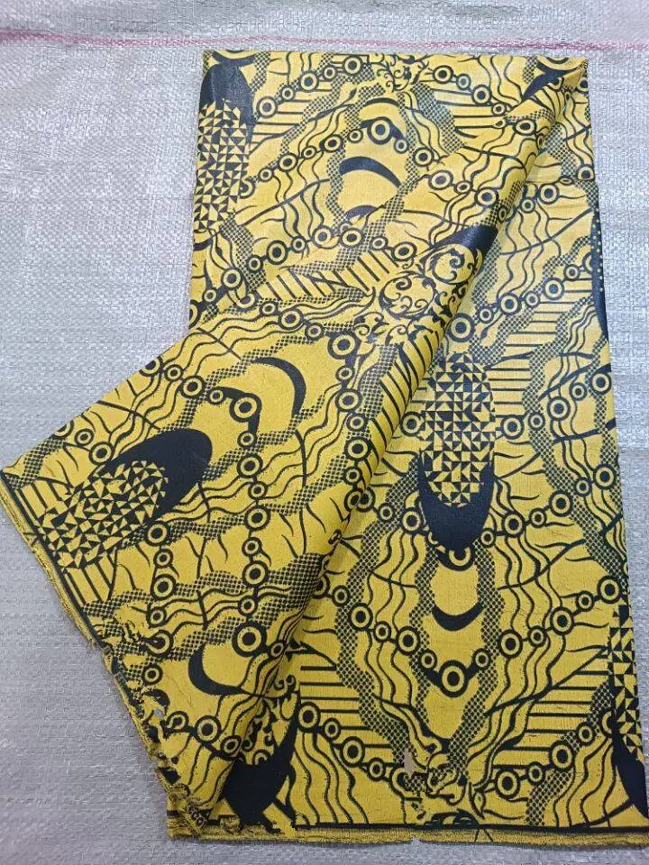 

Dutch Hollandais Fabric Veritable Real uni Wax for African Printed Dress Guaranteed 100% Cotton 6 Yards Classical Fabric