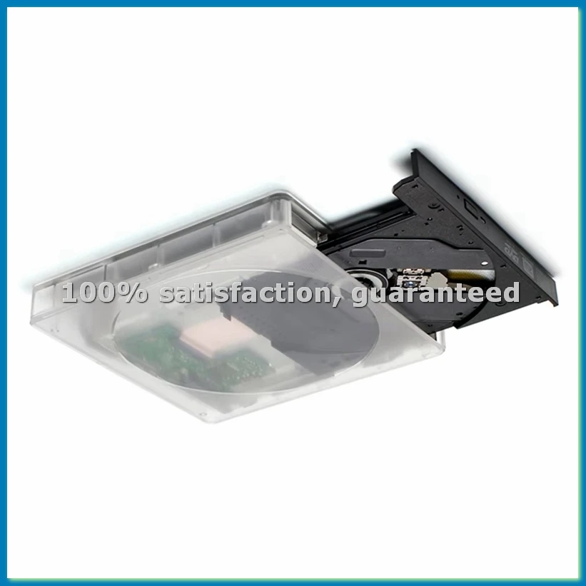 Portable CD/DVD Burner USB 3.0 Type C Ultra-Thin DVD Drive Rom Outdoor DVD Driver Noise Cancelling Optical Reader-A69M